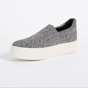 Vince Walsh Platform Slip On‎ Sneaker in Marl Grey Size 7.5